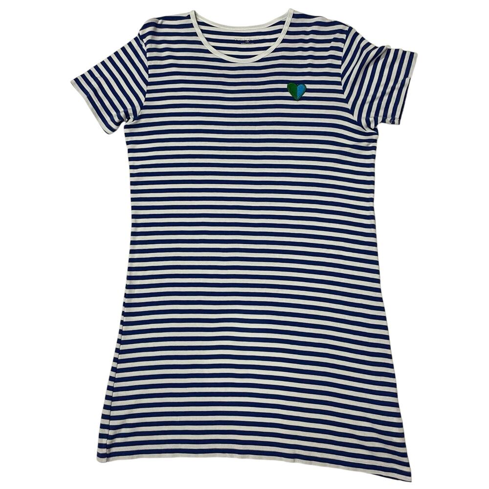 Tory Burch | Tory Sport Striped T-Shirt Dress - Blue/White - Large